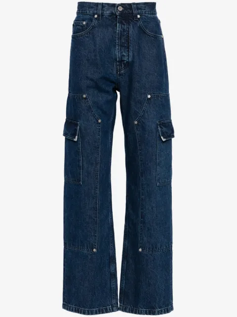 Palm Angels Frame straight-leg cargo jeans