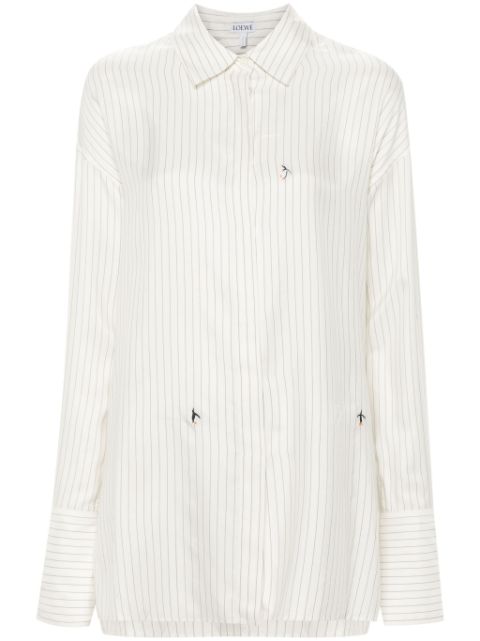 LOEWE x Suna Fujita pinstripe shirt Women