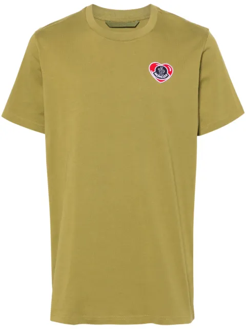 Moncler Heart logo-patch T-shirt