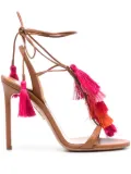 Aquazzura Capri Tassel 105mm sandals - Brown