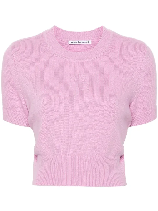 Alexander Wang クロップド セーター | パープル | FARFETCH JP