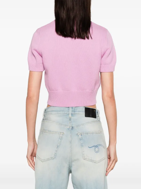 Alexander Wang クロップド セーター | パープル | FARFETCH JP Alexander Wang クロップド セーター | パープル | FARFETCH JP