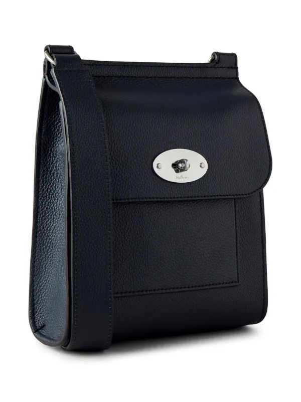 Mulberry Small Antony Leather Shoulder Bag | Blue | FARFETCH