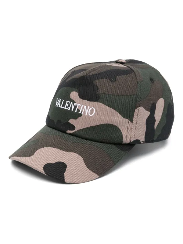 Valentino Garavani ロゴ キャップ | グリーン | FARFETCH JP
