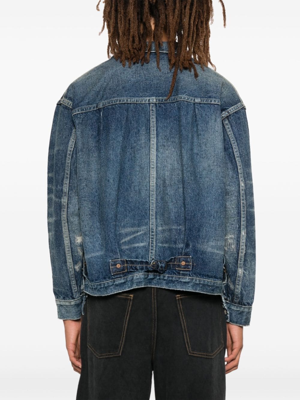 Shop Junya Watanabe Denim Jacket In Blue