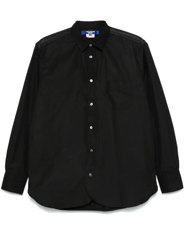 Junya Watanabe MAN パネル シャツ | ブラック | FARFETCH JP
