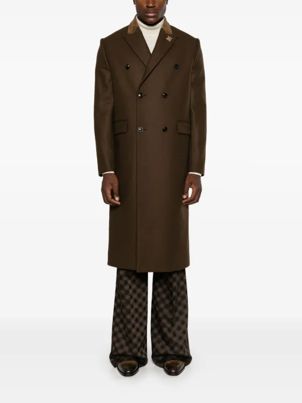 AMIRI ダブルコート | ブラウン | FARFETCH JP AMIRI ダブルコート | ブラウン | FARFETCH JP