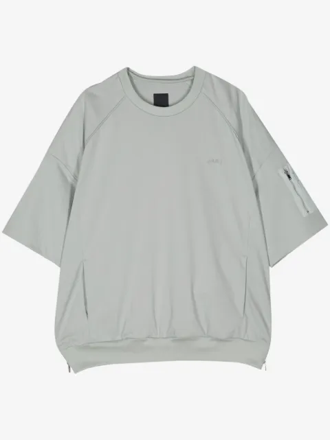 Juun.J playera con bolsillo y cierre