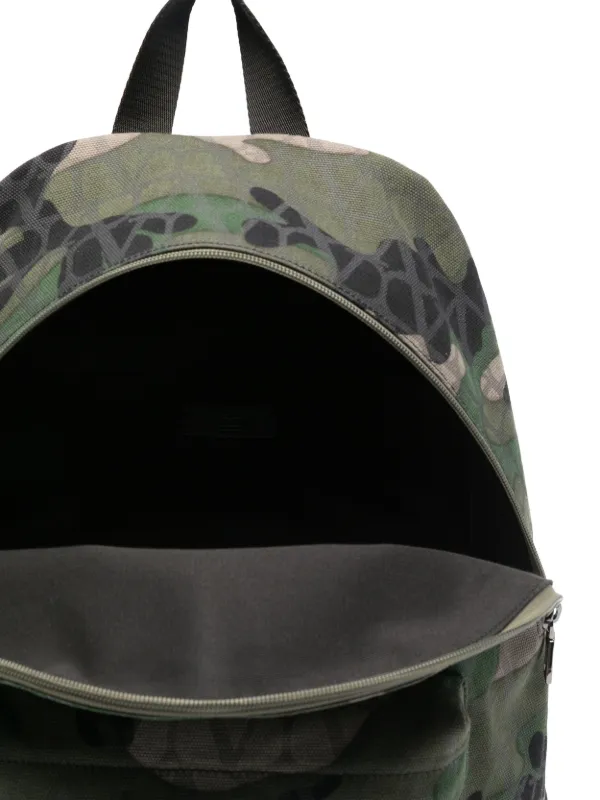 Camo canvas backpack sale