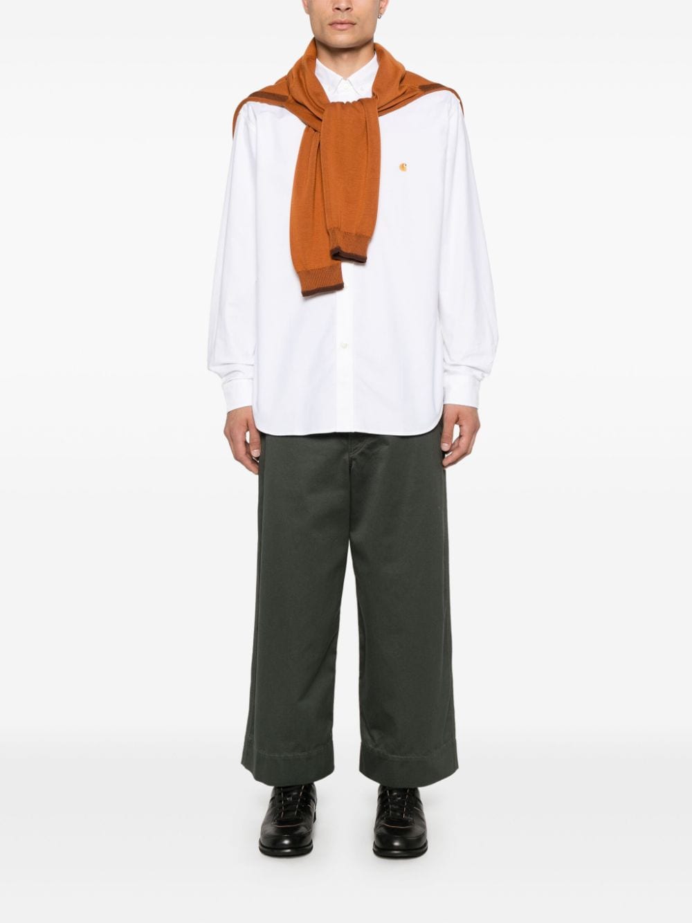 Junya Watanabe MAN x Carhartt katoenen overhemd - Wit