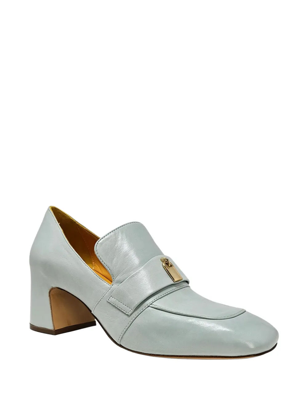 Madison.Maison lock-detail heeled loafers Blauw