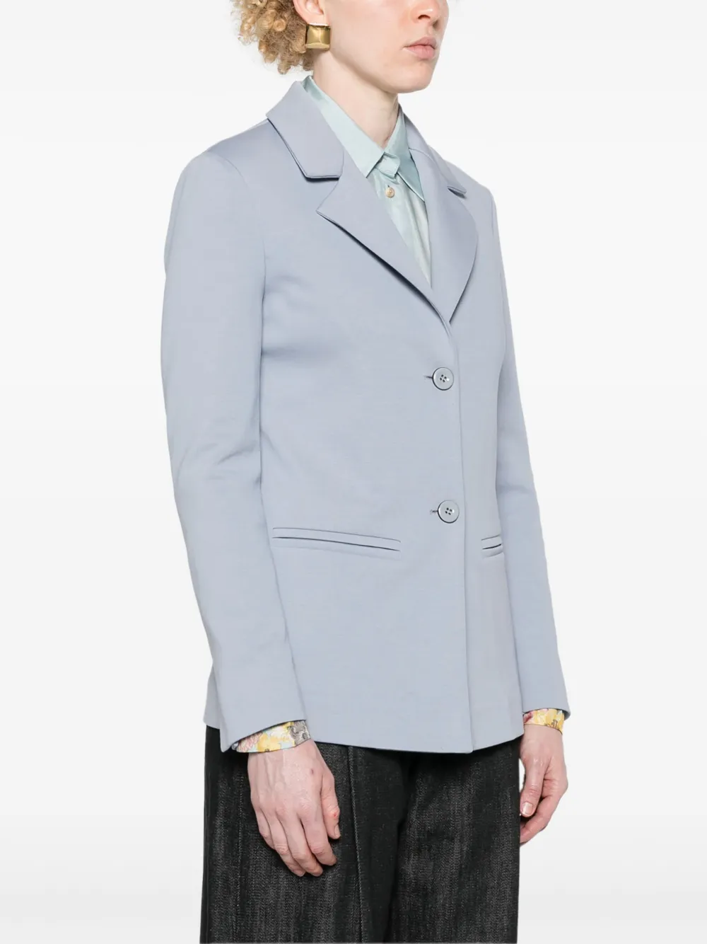 Max Mara Leisure Madera jersey blazer Blauw