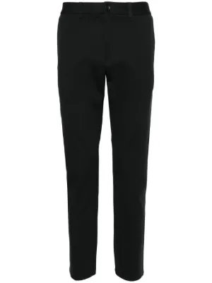 Homme Plissé Issey Miyake Basic Tapered Plissé Trousers | Black