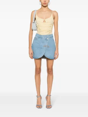 GCDS デニムスカート Gcds Bling Denim Skirt LightBlue | GCDS Official Website