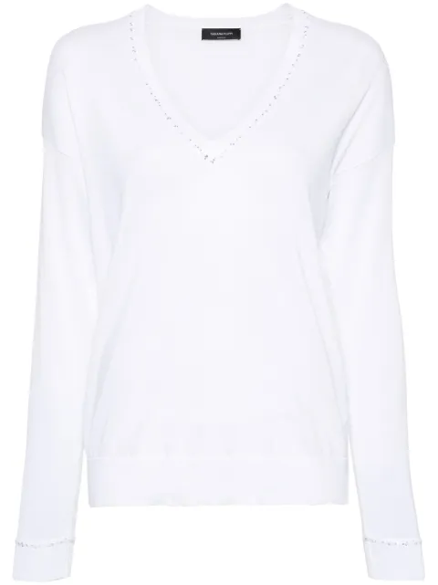 Fabiana Filippi sequin-detail cotton jumper