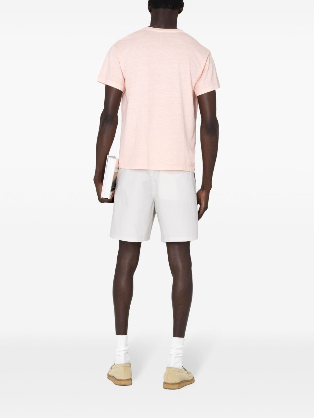 Shop John Elliott Studio Cotton Bermuda Shorts In Neutrals