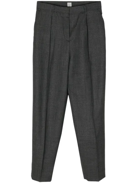 TOTEME mélange-effect tailored trousers