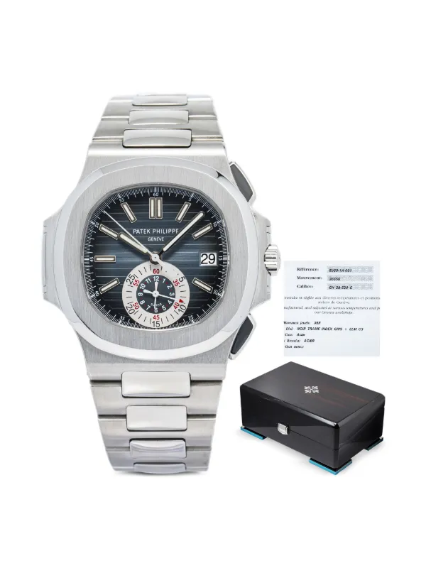 Patek Philippe pre-owned Nautilus Blue FARFETCH IN