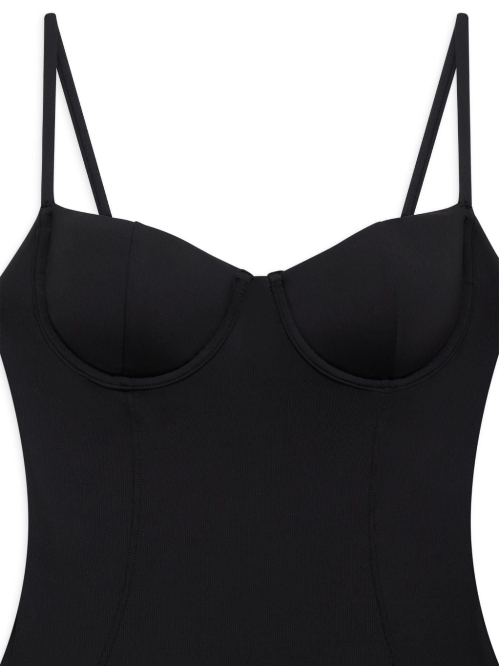 Shop Anine Bing Kyler Pull-on Swimsuit In Black