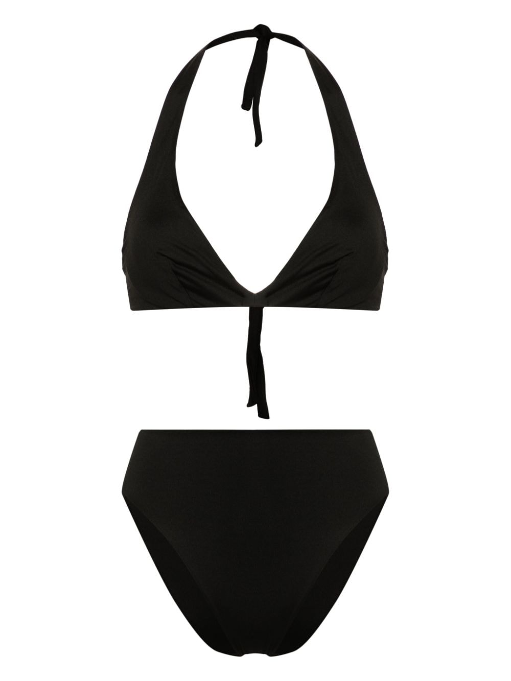 logo-patch triangle bikini