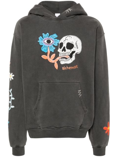 Alchemist hoodie en coton à logo imprimé
