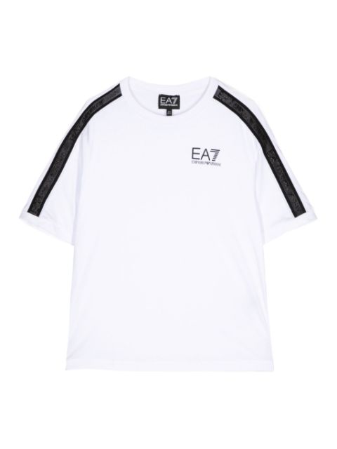 Ea7 Emporio Armani playera con franja del logo