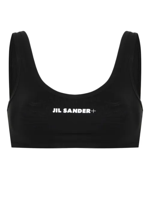 Haut de bikini à logo imprimé - Jil Sander - Modalova