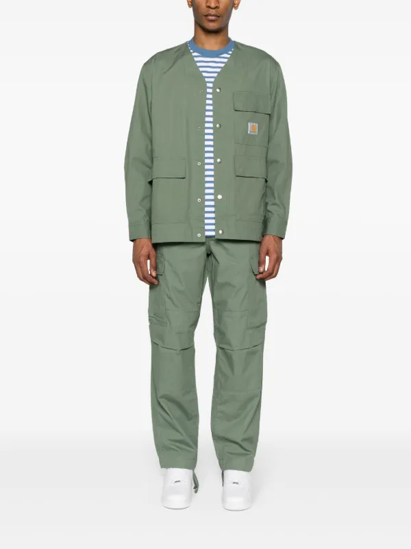 Carhartt WIP Elroy Ripstop Shirt Jacket | Green | FARFETCH NO