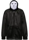 Doublet Transparent Android Trim hoodie - Black