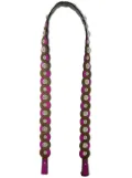 PUCCI studded suede shoulder strap - Purple