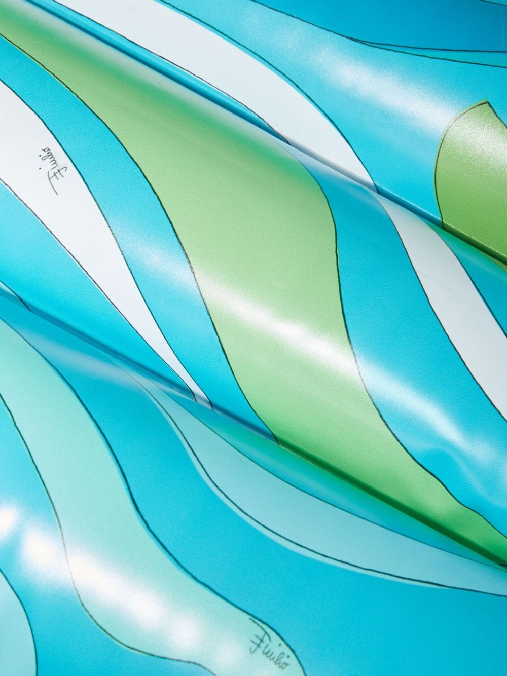 Shop Pucci Marmo-print Inflatable In Blue