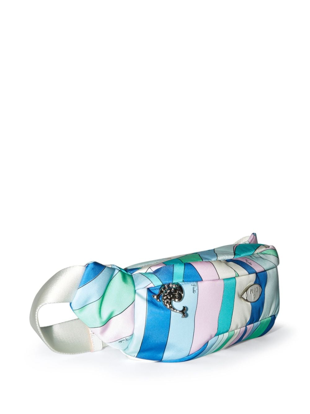 Shop Pucci Yummy Iride-print Belt Bag In Blue