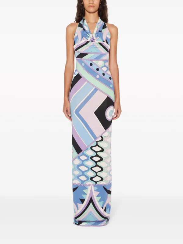 【関税込み】PUCCI Vivara-print dress PUCCI vivara-print Dress | Black | FARFETCH CA