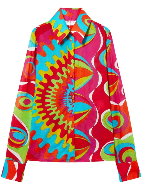 PUCCI camisa con estampado Bersaglio