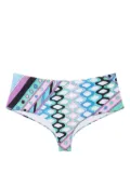 PUCCI Vivara-print bikini bottoms - Blue