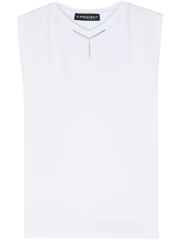 Y/Project タンクトップ | ホワイト | FARFETCH JP