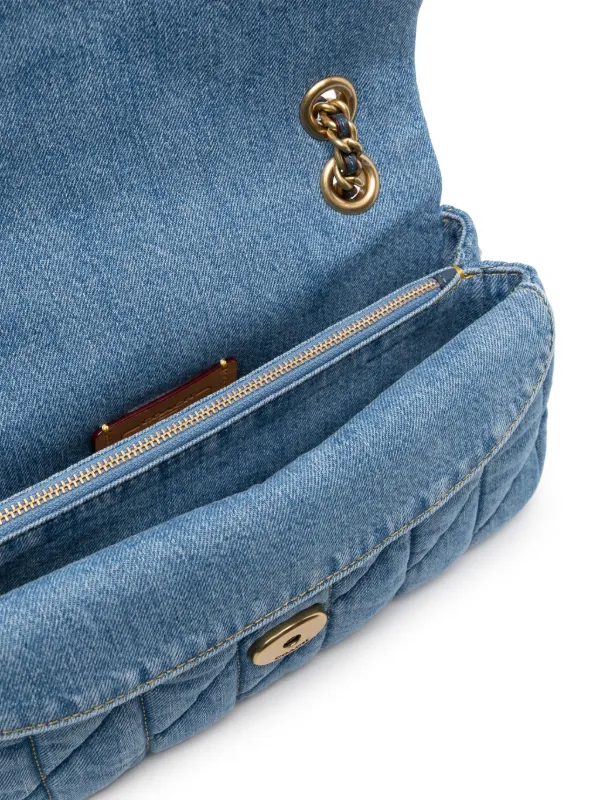 Coach Blue Denim Tonal outlet Signature