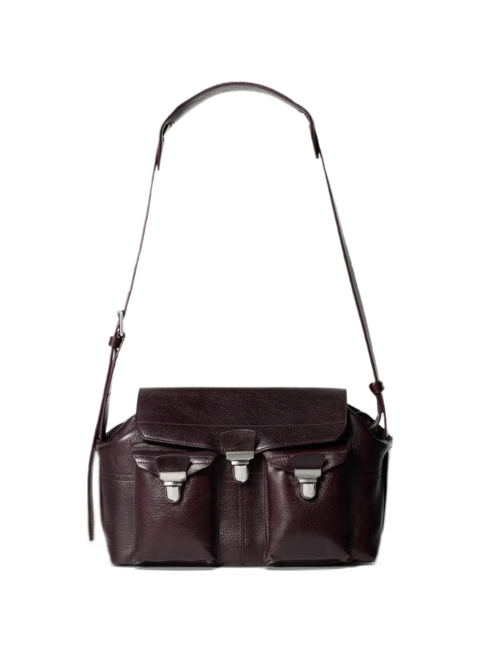LEMAIRE Borsa a tracolla Gear media - Marrone