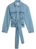 Axel Arigato waist front-tie jacket - Blue