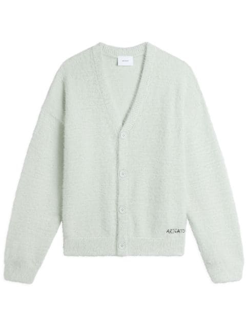 Axel Arigato Miller logo-embroidered cardigan