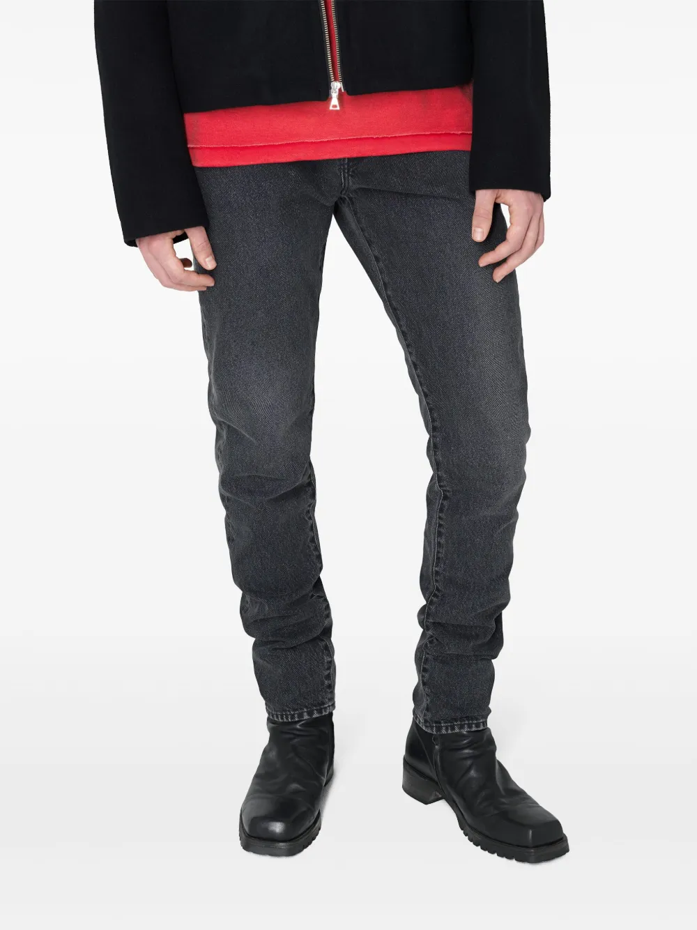 John Elliott Cast 2 Rigid skinny jeans Grijs