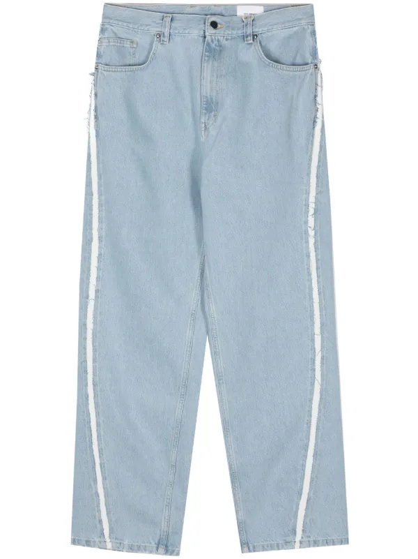 Axel Arigato Studio Stripe Straight Jeans Blue FARFETCH CA