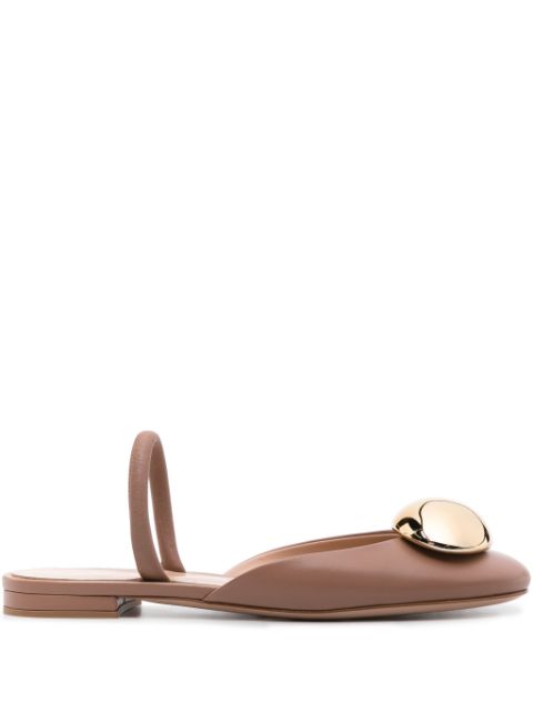 Gianvito Rossi Sphera slingback ballerina shoes Women