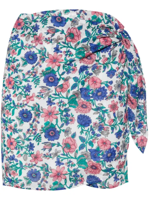 Louise Misha Charlie floral-print mini skirt