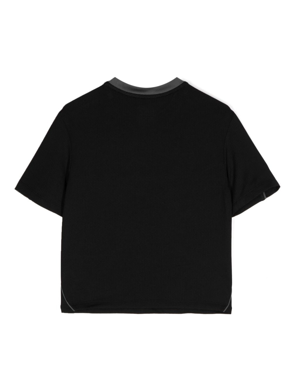 Shop Ea7 Logo-print T-shirt In Black