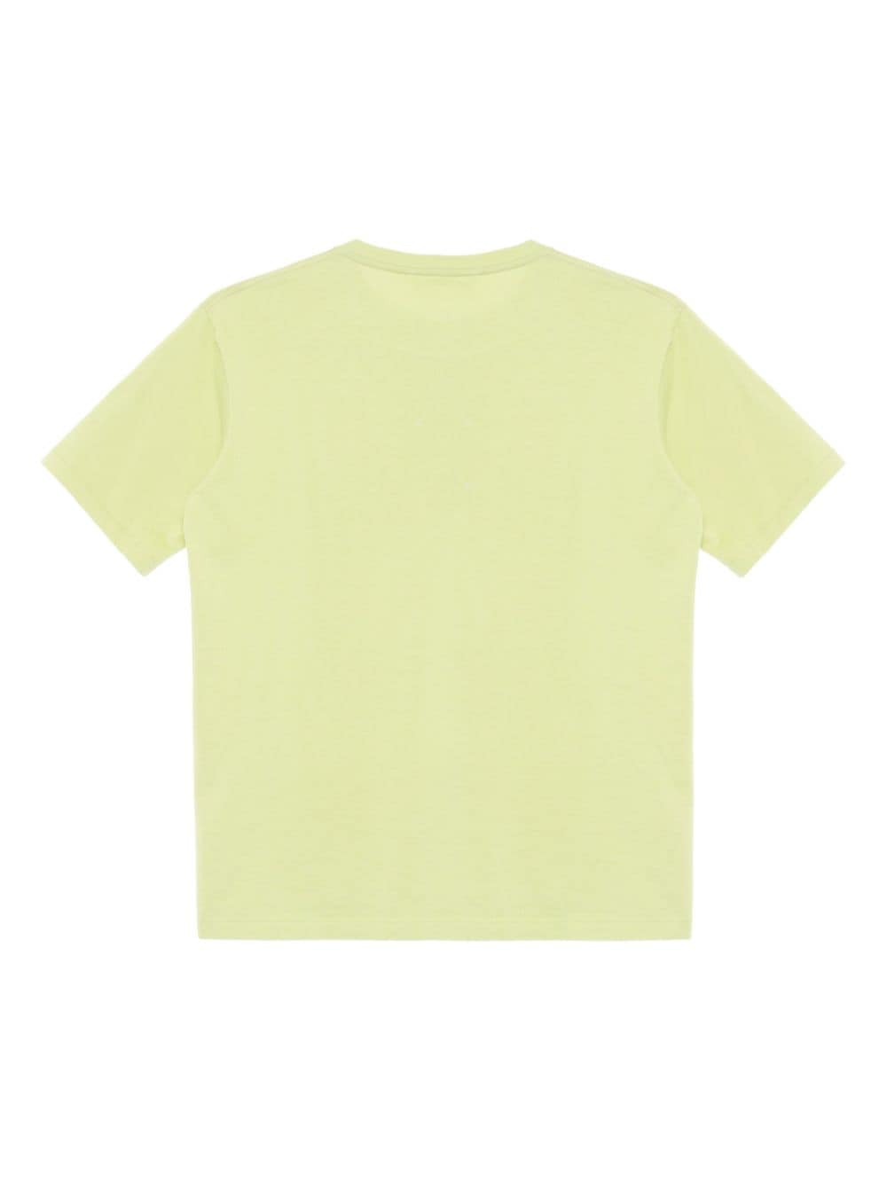 Auralee Katoenen T-shirt met ronde hals Groen
