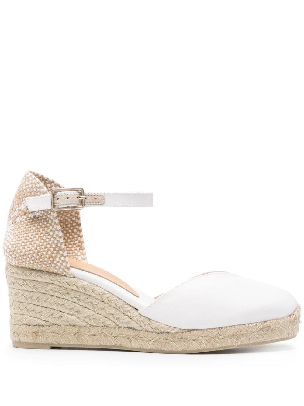 Castaã±er Chiarita 70mm Wedge Espadrilles In White