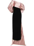 Solace London Raye off-shoulder maxi dress - Black