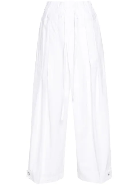 Jil Sander poplin cotton trousers