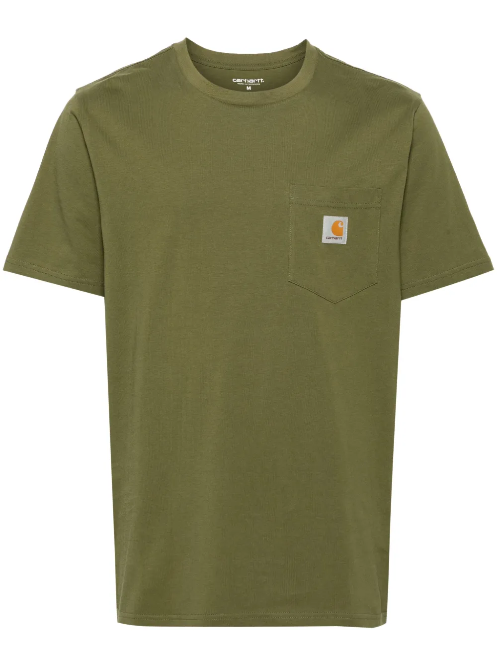 carhartt wip t-shirt pocket en coton - vert